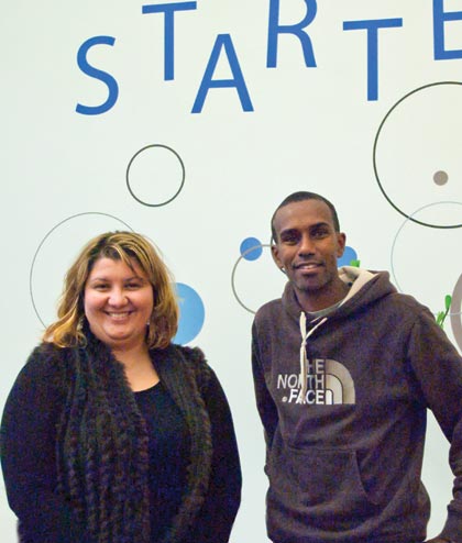 Jaana Kemeri och Tariku Ahlfors